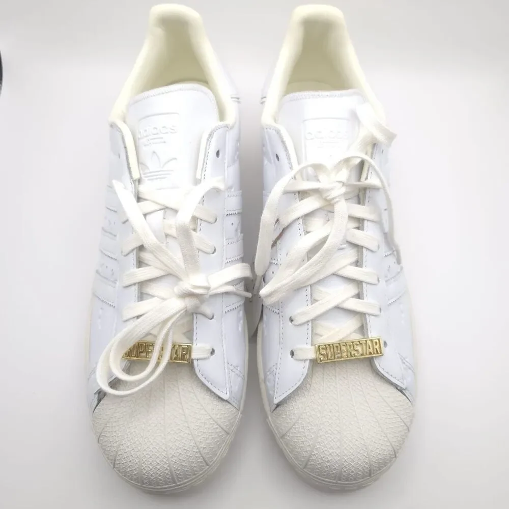 Adidas New Men's Size 11 Originals Superstar White Gold‎ Shoes Sneakers GY0025